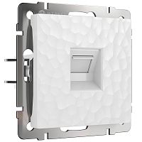 Розетка компьютерная без рамки Werkel Hammer 1-м. RJ45 5e белый картинка